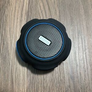 iHome IBT82 Portable Bluetooth Speaker, black and blue
